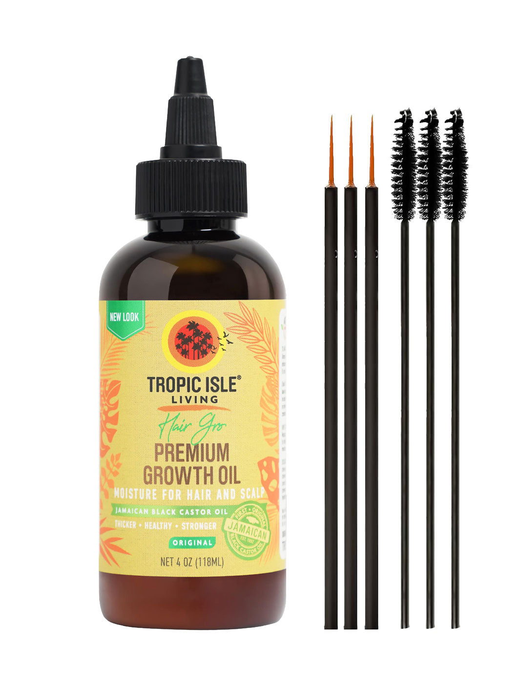 Hair Gro Growth Oil with Brush Set – Tropic Isle Living