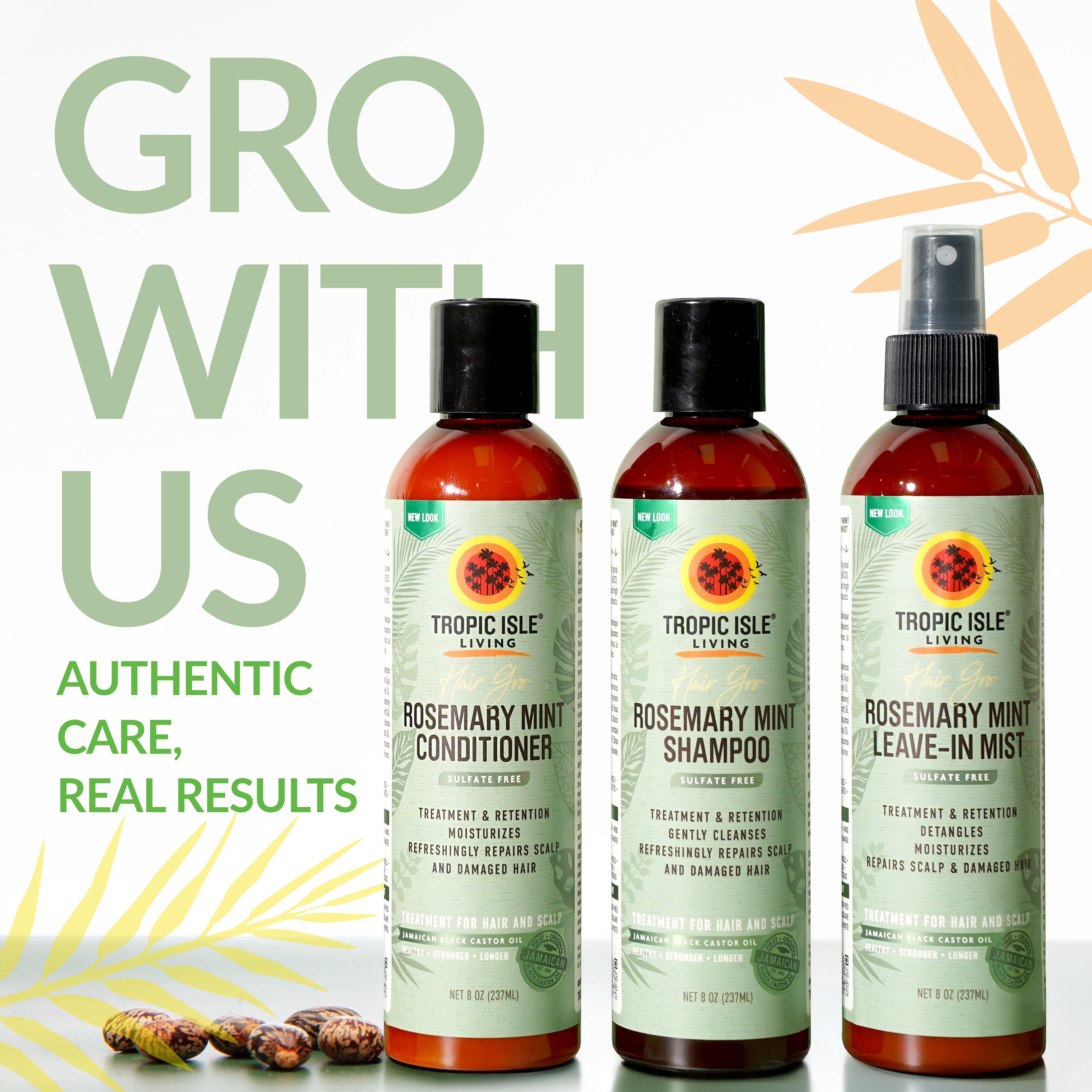 Hair Gro Rosemary Mint Leave-In Mist – Tropic Isle Living