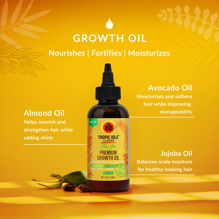 Hair Gro Growth Oil with Brush Set