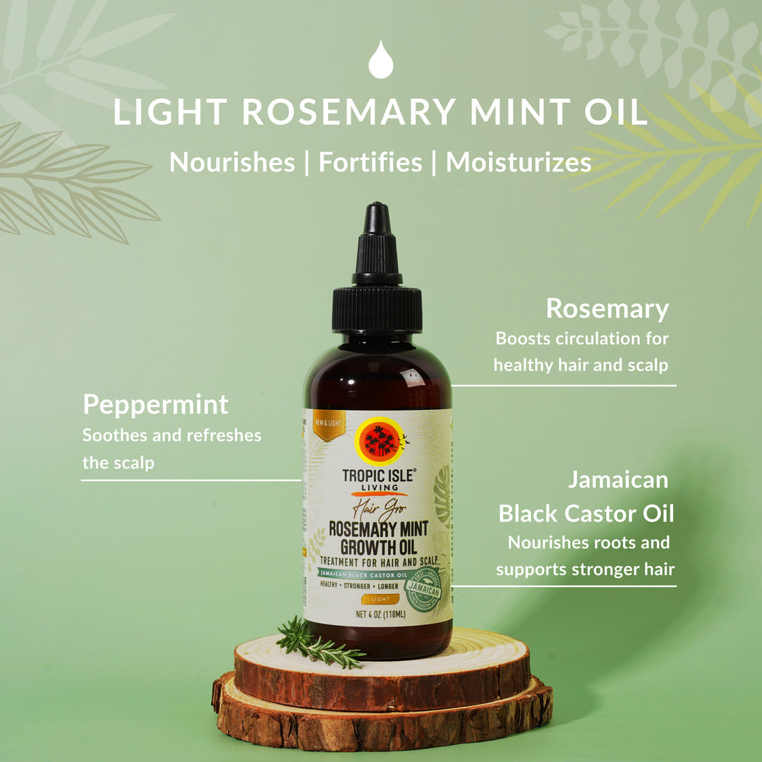 Hair Gro Rosemary Mint Growth Oil Light Blend