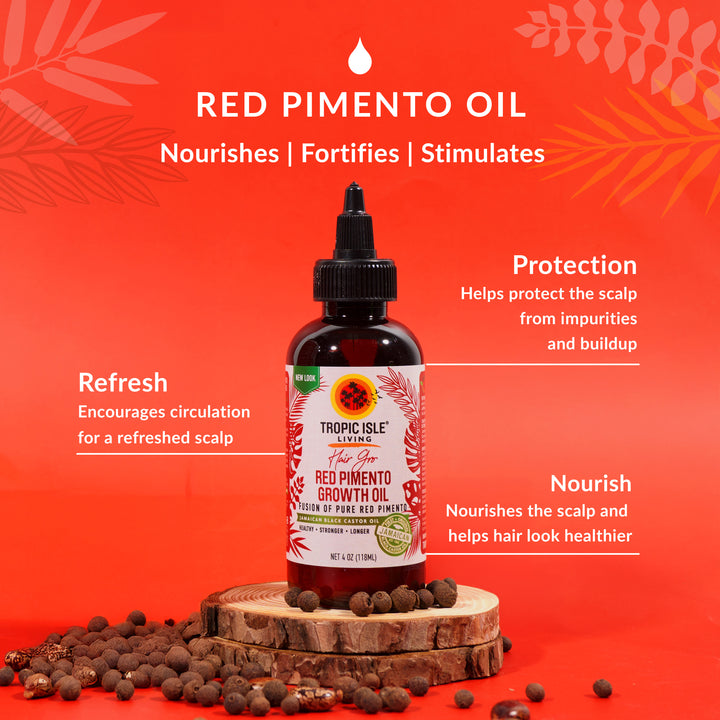 Strong Roots Red Pimento Hair Growth Oil 4oz