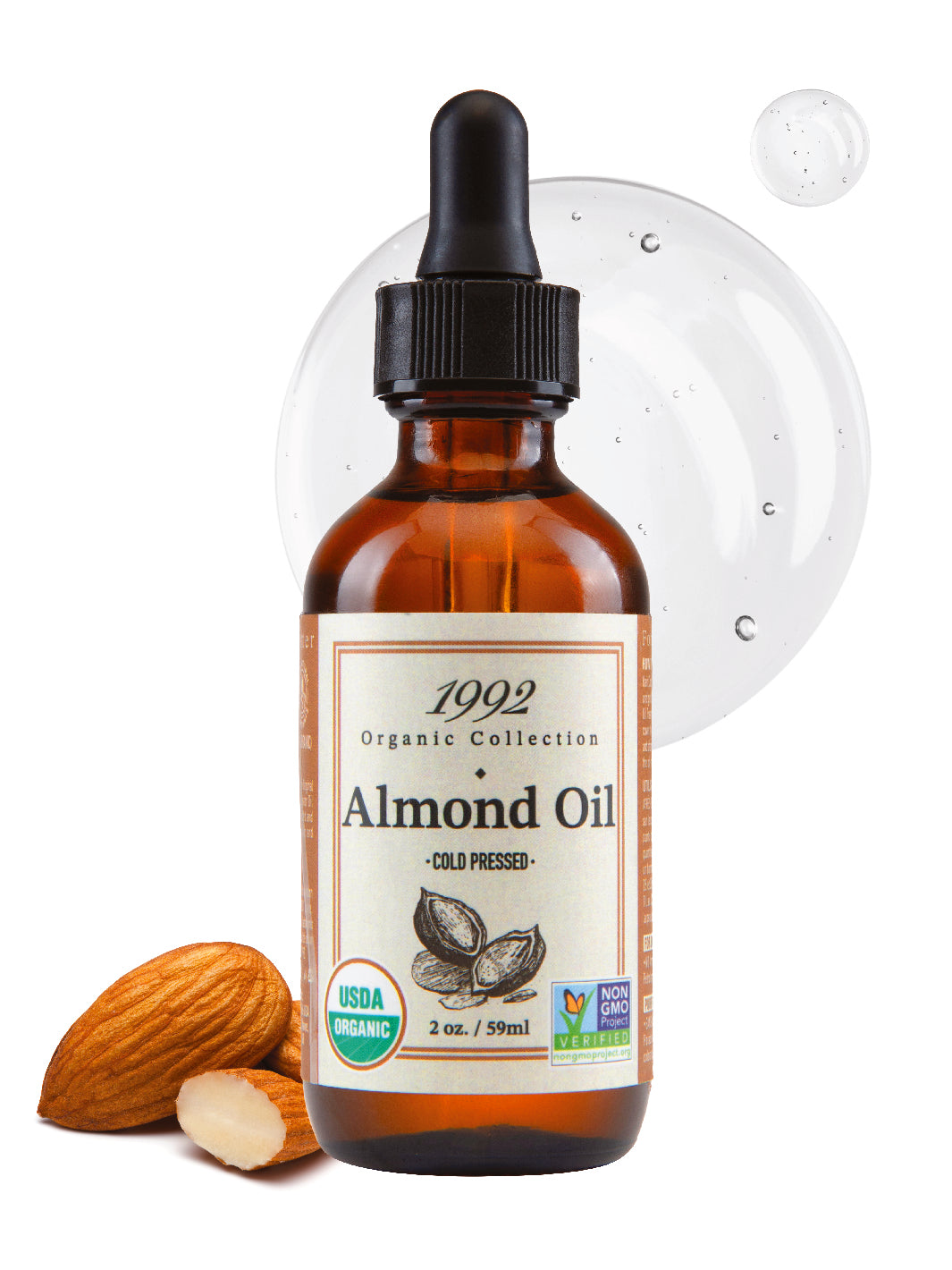 1992 Organic Collection- Sweet Almond Oil – Tropic Isle Living