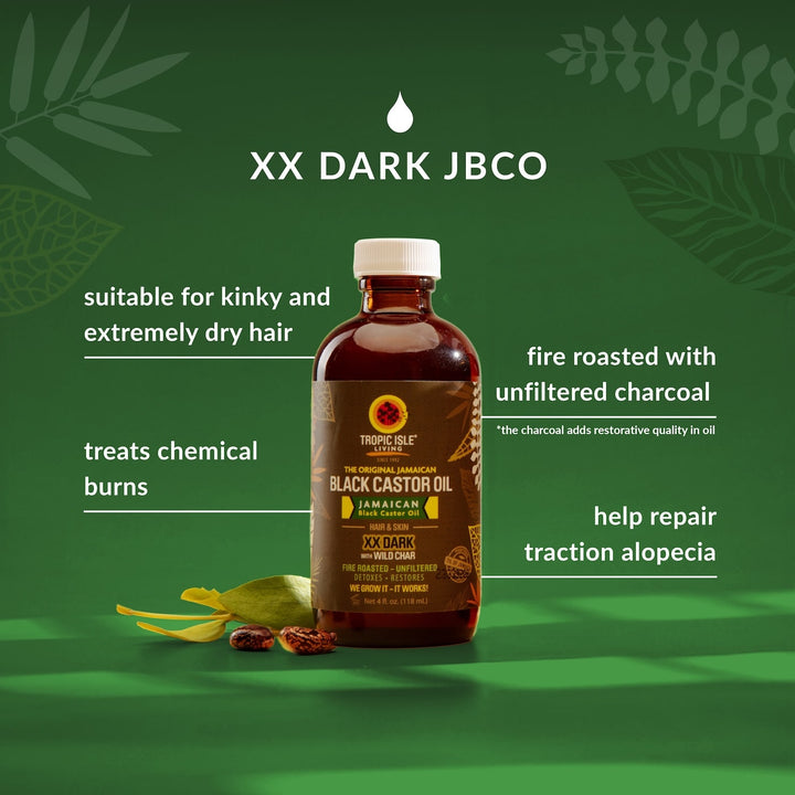 Jamaican Black Castor Oil (XX Dark) with Brush Set