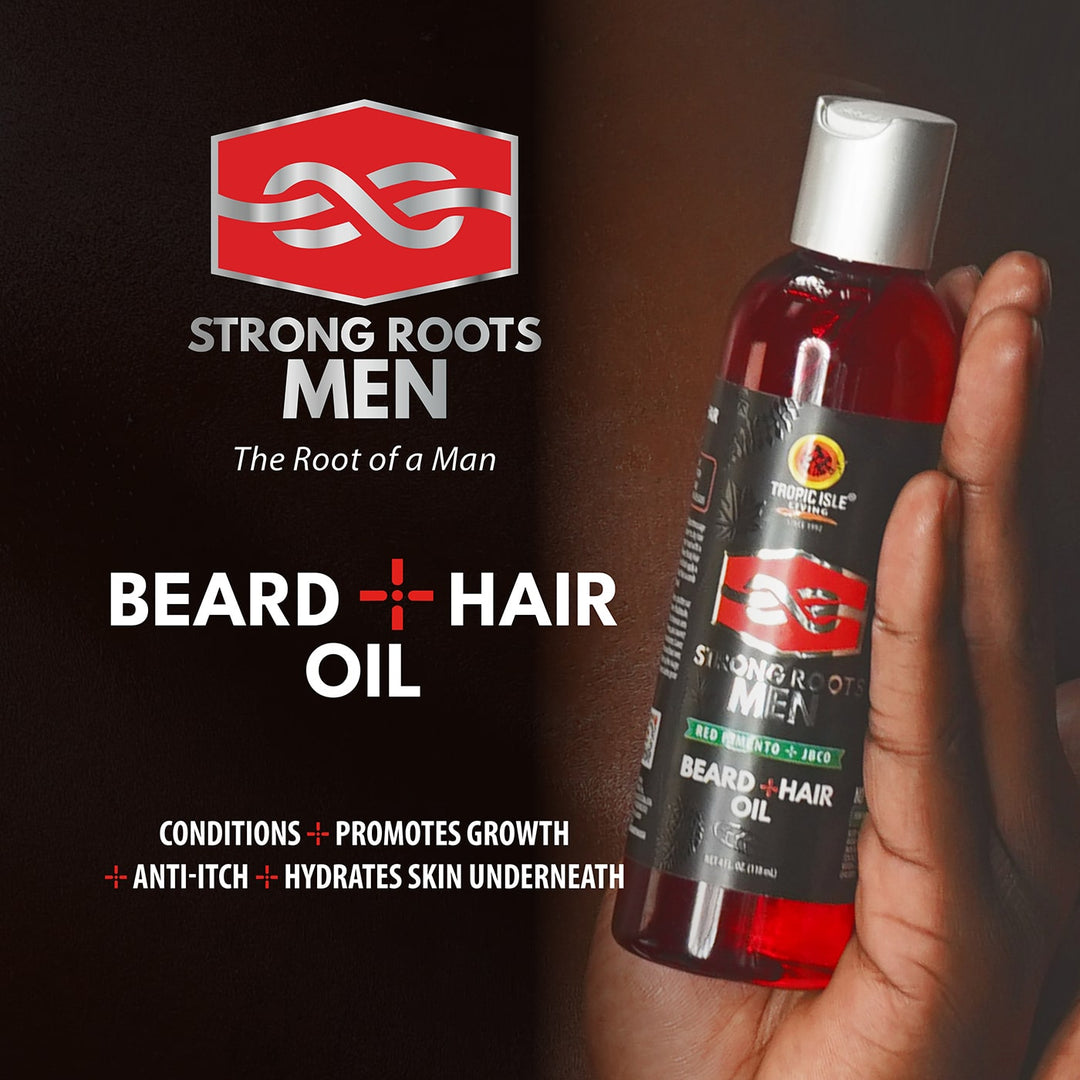 Strong Roots Men Beard + Hair Oil