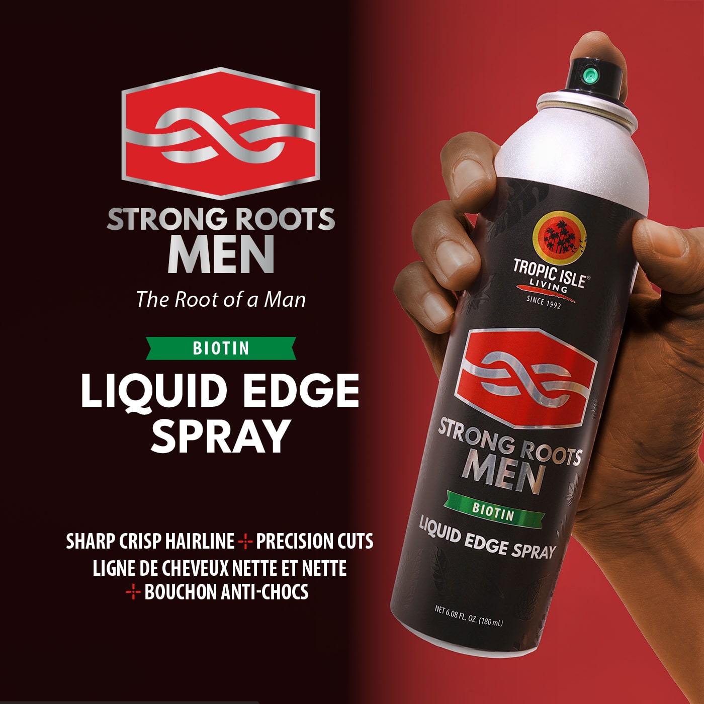 Strong Roots Men Liquid Edge Spray – Tropic Isle Living