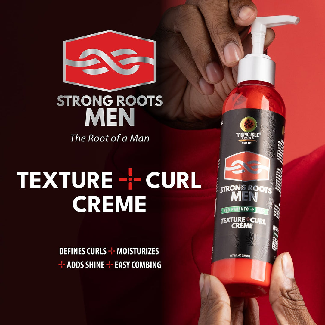 TROPIC ISLE LIVING Strong Roots Men Texture & Curl Creme (8oz) TROPIC ISLE LIVING Strong Roots Men Texture & Curl Creme (8oz)