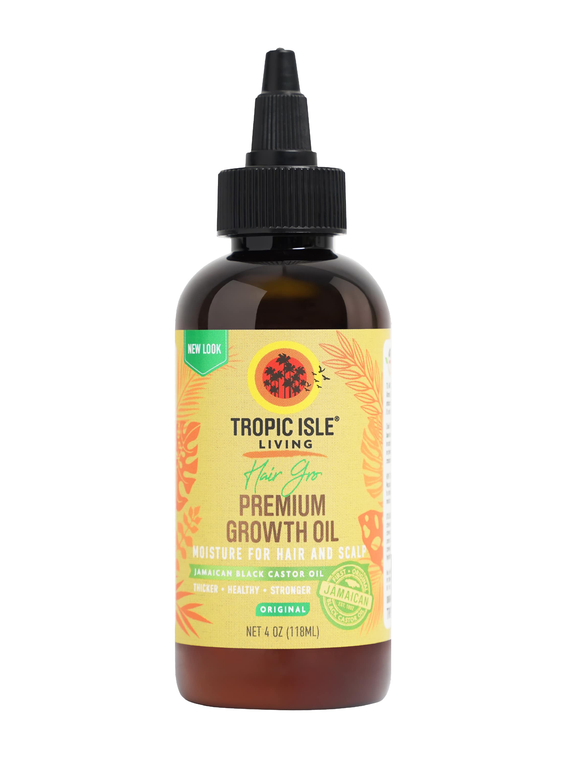 Jamaican Black Castor Hair Growth Oil 4oz | Tropic Isle Living