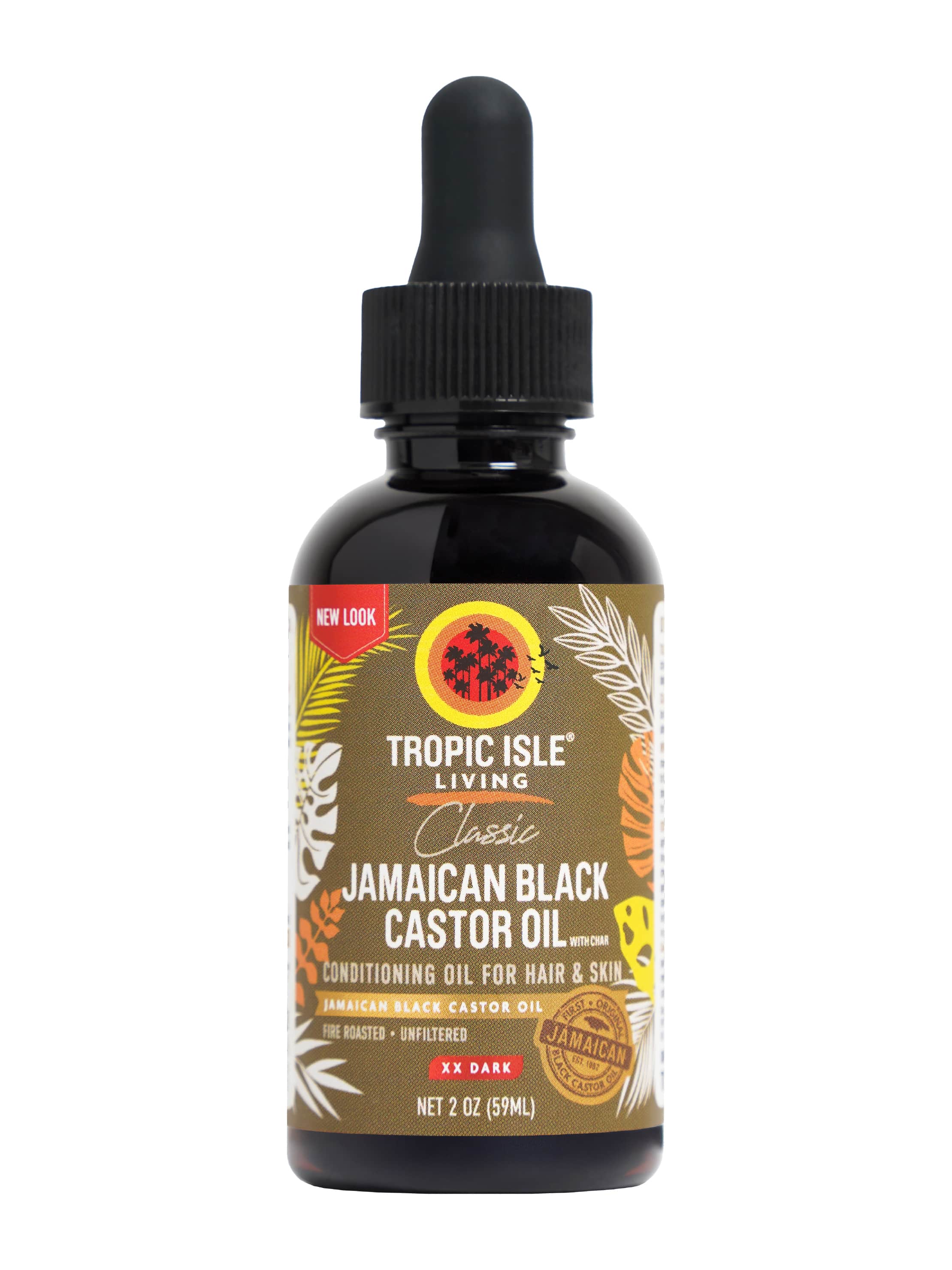 Jamaican Black Castor Oil XX Dark 4oz | Tropic Isle Living