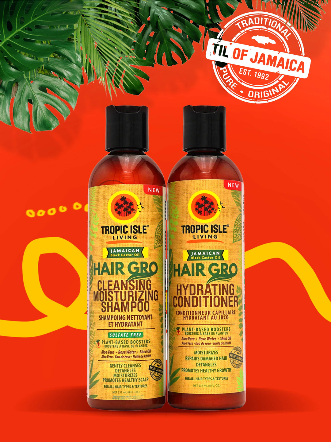 TROPIC ISLE LIVING Hair Gro Cleansing Moisturizing Shampoo (8oz) TROPIC ISLE LIVING Hair Gro Cleansing Moisturizing Shampoo (8oz)