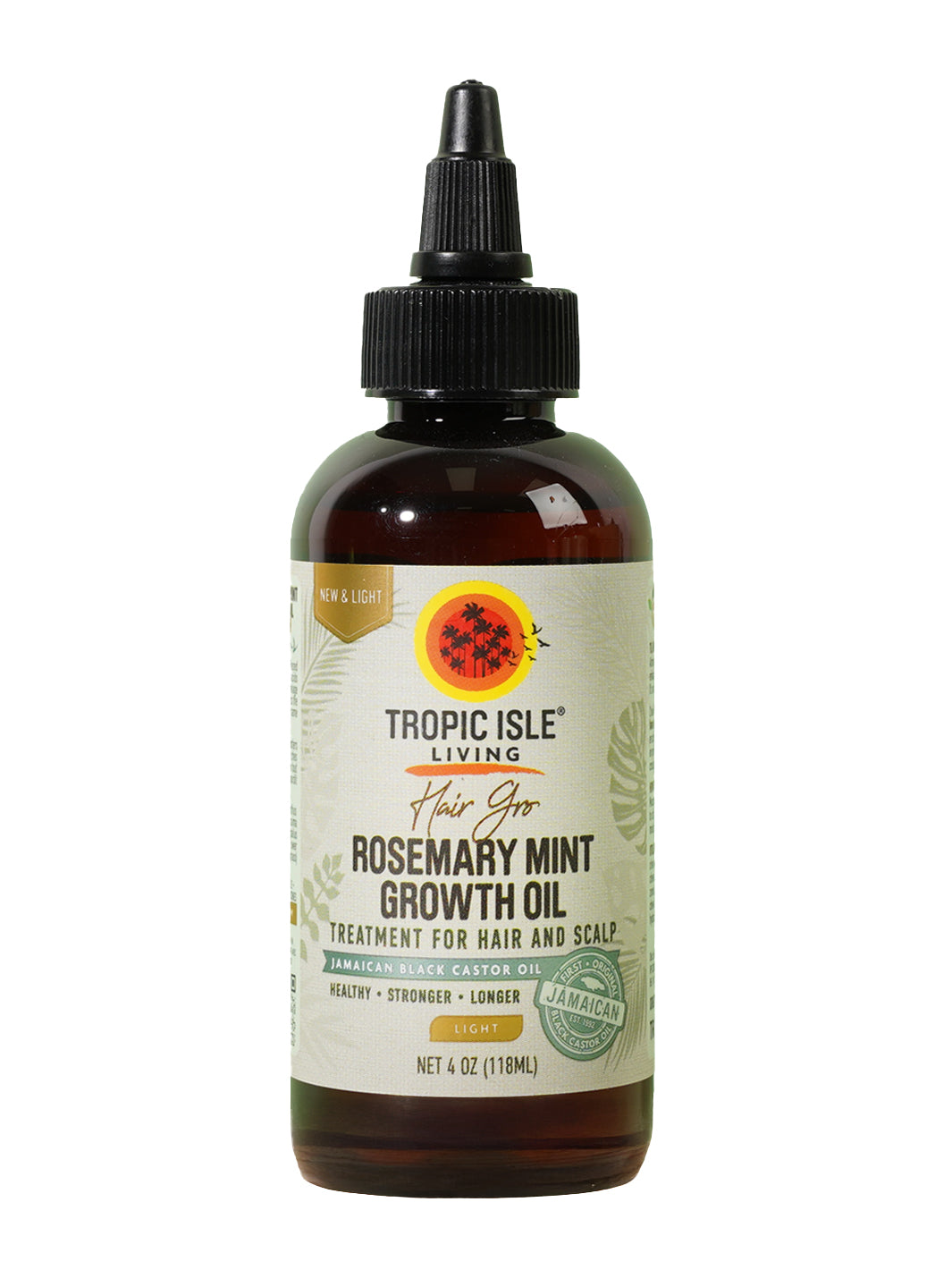 Hair Gro Rosemary Mint Growth Oil Light Blend – Tropic Isle Living