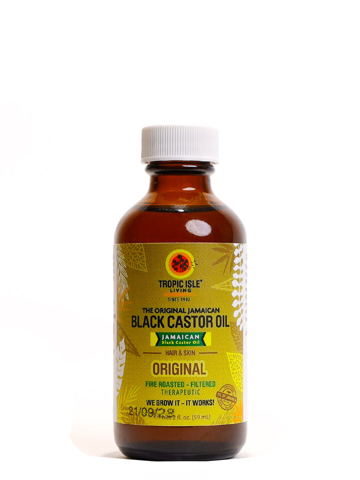 Tropical Living Jamaican Black Castor Oil 2oz. 100% natural, plant-based for hair and skin.