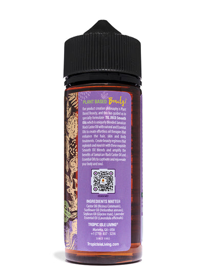 Tropic Isle Living Luscious Lavender Smooth Natural Oil 4oz clean beauty blend for hair and skin. Ingredients