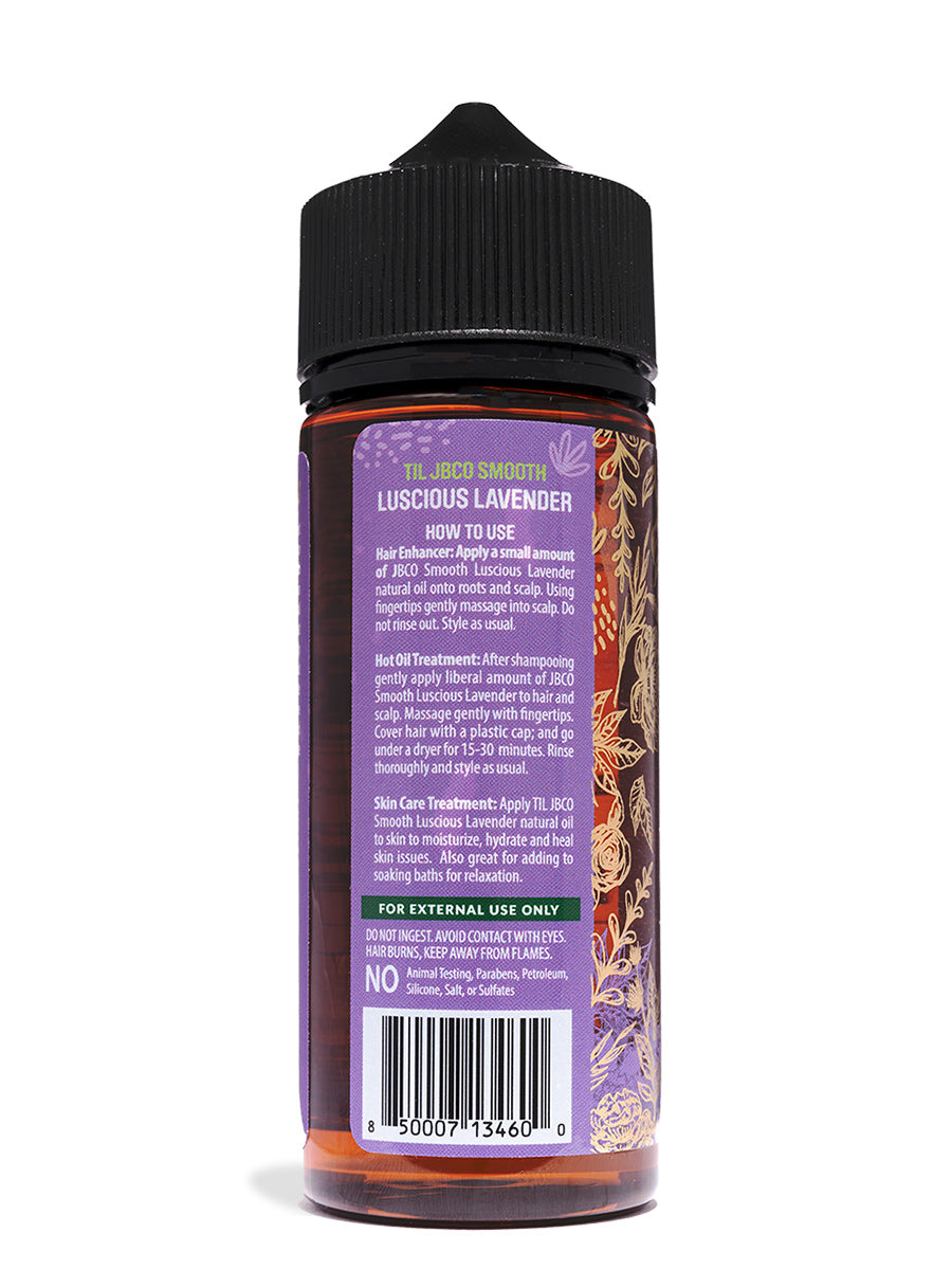 Tropic Isle Living Luscious Lavender Smooth Natural Oil 4oz clean beauty blend for hair and skin. UPC