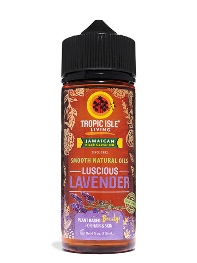 Tropic Isle Living Luscious Lavender Smooth Natural Oil 4oz is a lightweight, fragrant, nutrient-rich, daily-use oil blend.