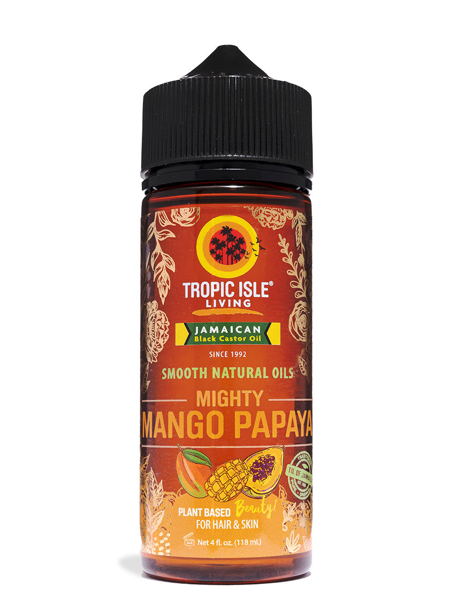 Tropic Isle Living Smooth Natural Oil Mighty Mango-Papaya 4oz
