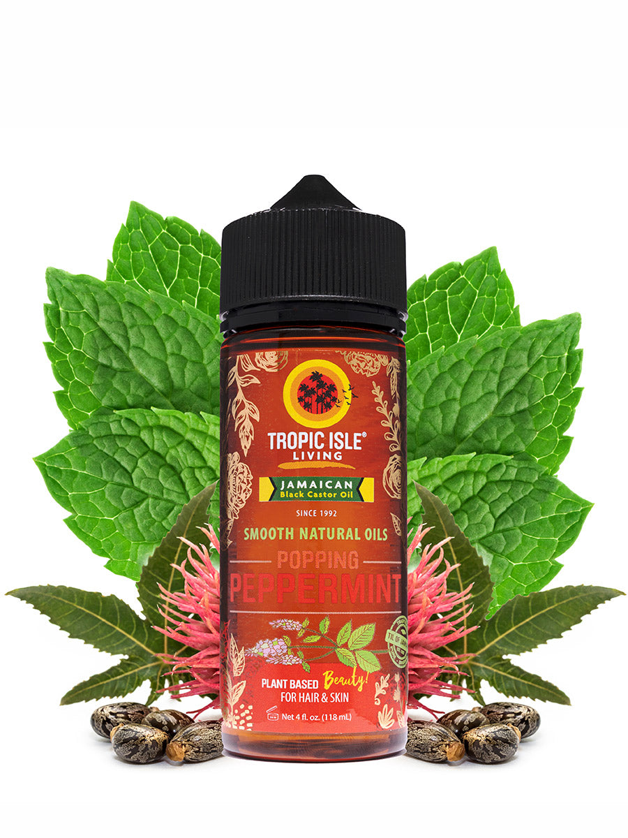 Tropic Isle Living Smooth Natural Oil Popping Peppermint 4oz ingredients image