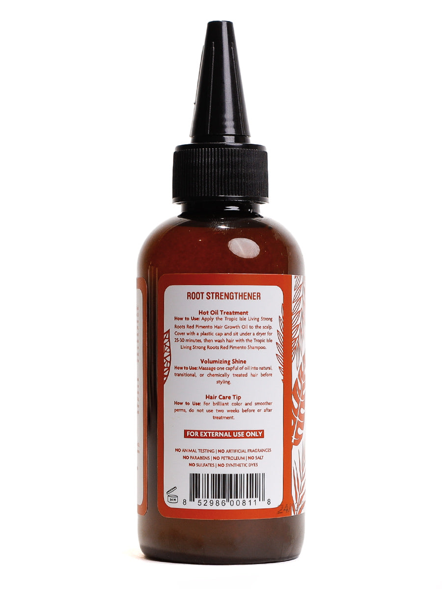 Strong Roots Red Pimento Hair Growth Oil 4oz Tropic Isle Living
