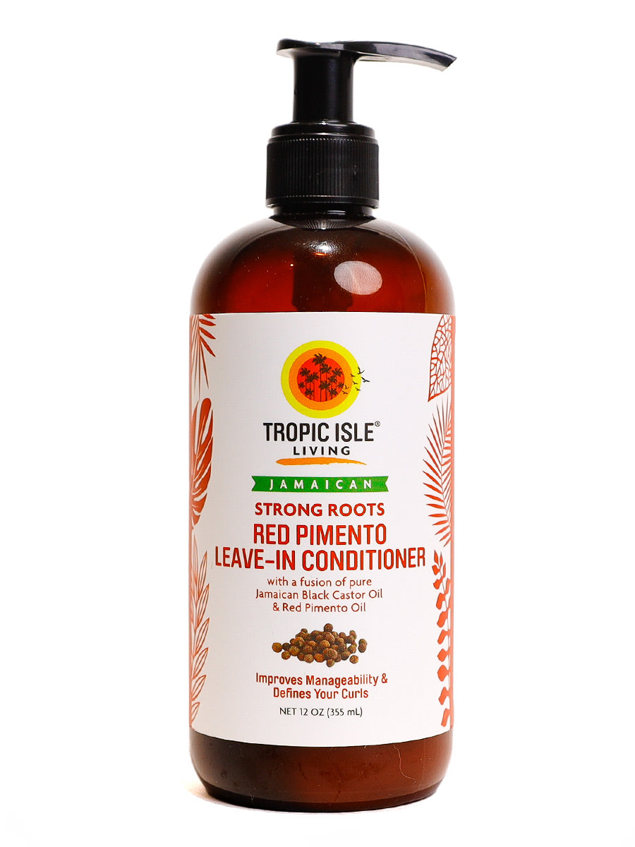 Tropic Isle Living Strong Roots Red Pimento Leave-In Conditioner 12oz